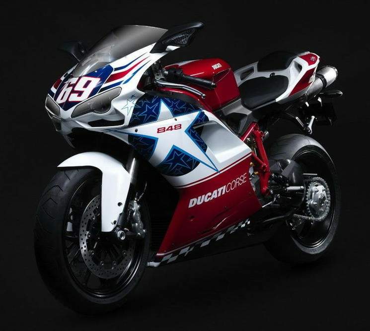 Ducati 848 Nicky Hayden Edition technical specifications